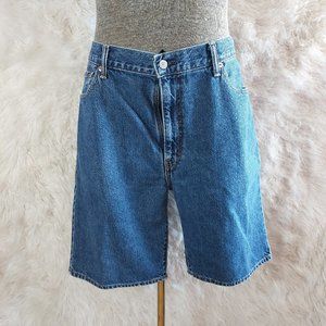 Levi's 505 Men's Blue Denim Flat Front Shorts Size W40